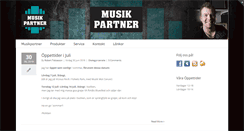Desktop Screenshot of musikpartner.se