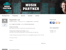 Tablet Screenshot of musikpartner.se
